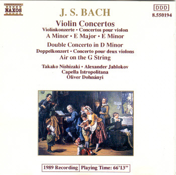 Bach's Violin Concertos
