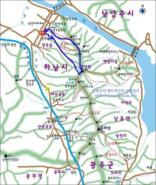 검단산 정상 전망 2 이미지