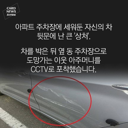 몰래 남의 차 긁고 도망 갔지만 여유있는 이유.jpg | 인스티즈