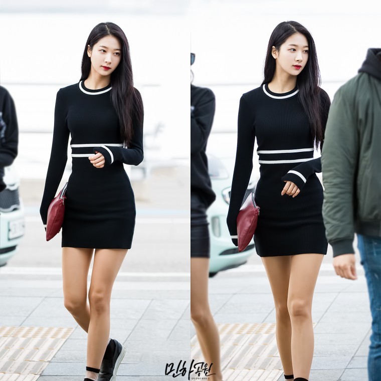 160318 나뮤 꽃단애 민하 인천공항 출국 (진짜 겁나게... 이쁘다...) | 인스티즈