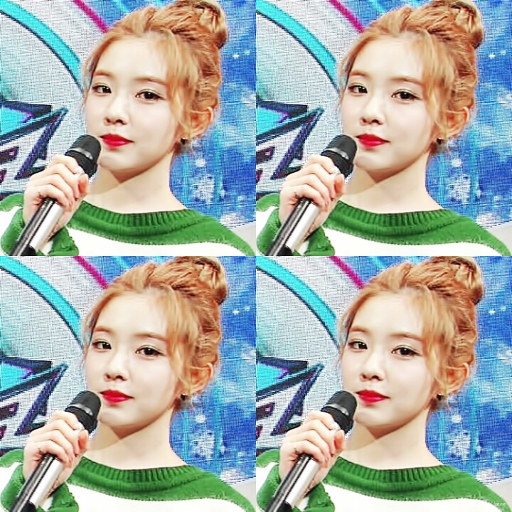 똥머리 이미지