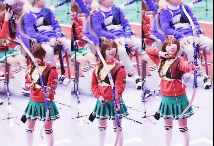 아육대 러블리즈 케이 양궁 jpg | 인스티즈