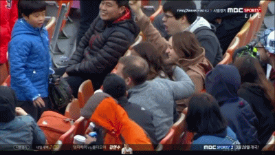 오늘자 사직구장 아주라.gif | 인스티즈