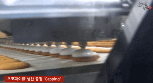 멍하게 보게되는 초코파이 생산과정 | 인스티즈