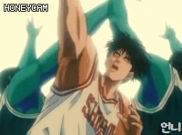  (슬램더크)상대팀이랑 같은팀 모두 털어버리는 서태웅.GIF | 인스티즈