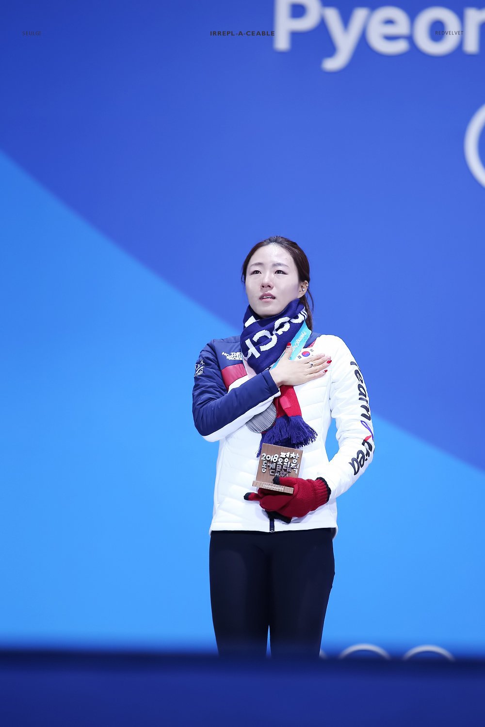 레드벨벳 슬기 홈마가 찍은 이상화 선수 메달수여식 직찍 | 인스티즈