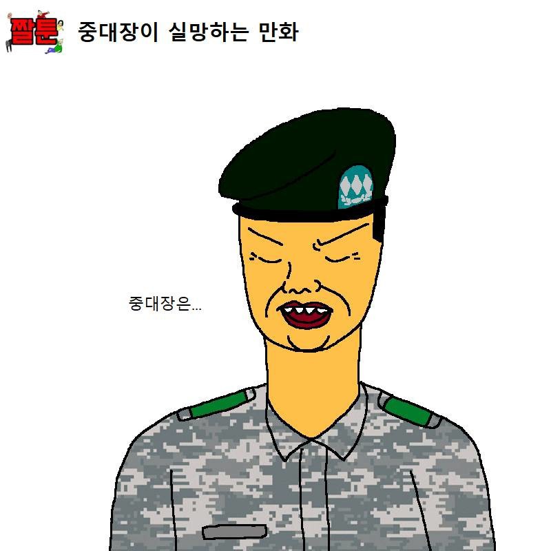 중대장이 실망하는 만화 | 인스티즈