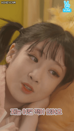 귤을 던졌더니 저절로 까졌다는 러블리즈 지애.gif | 인스티즈