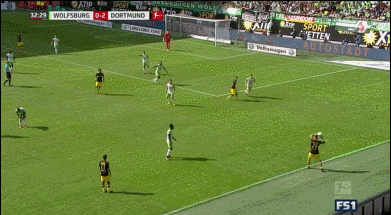우스만 뎀벨레의 완벽한 대체자 크리스티안 풀리식(퓰리시치) vs 볼프스부르크.gif | 인스티즈