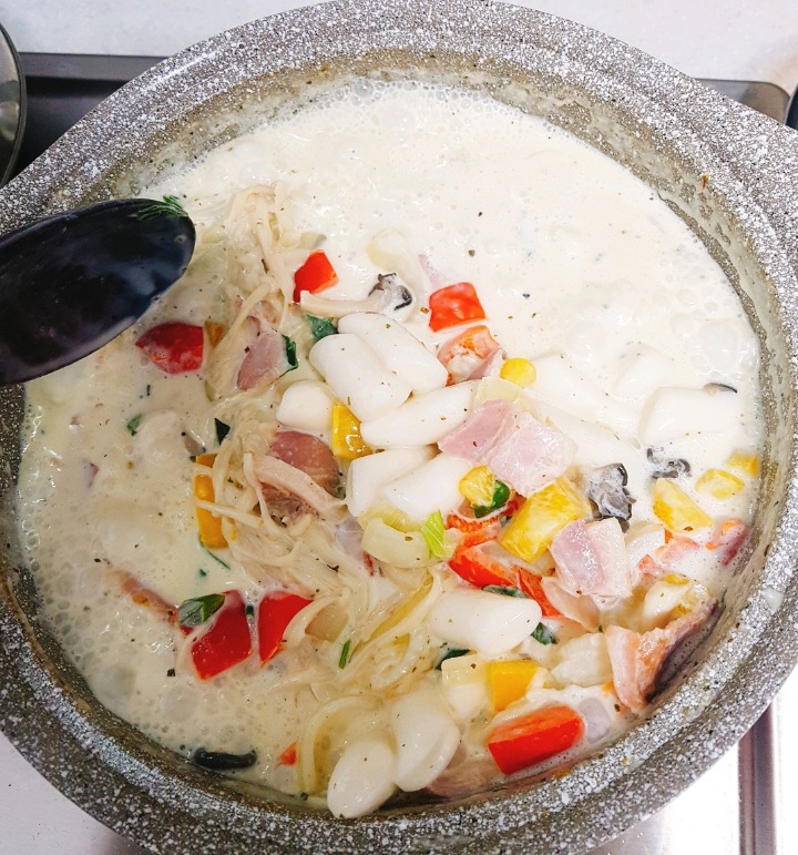 꾸덕꾸덕 크림떡볶이를 만들어보자!! | 인스티즈