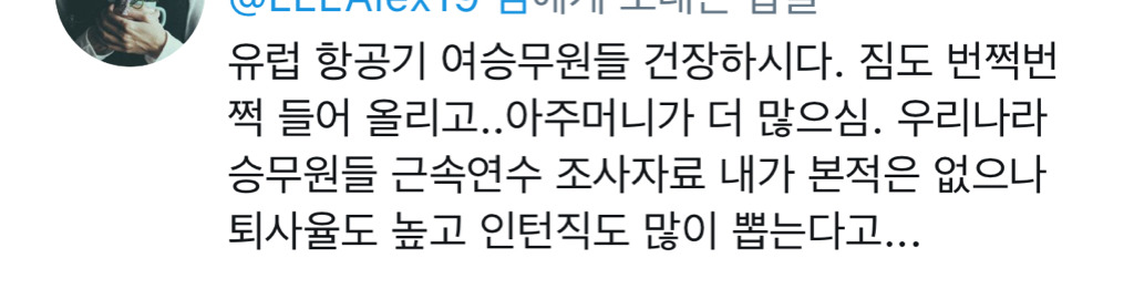 여권이 낮은 나라의 국적기일수록 승무원은 젊고 날씬하다.twt | 인스티즈
