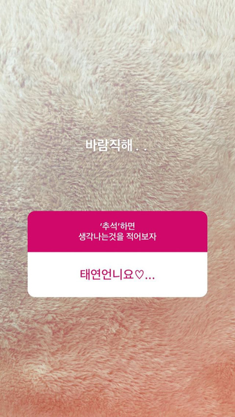 오늘자 탱구 인스타 답변 | 인스티즈