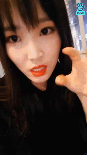 여자친구 예린 유주 v앱.gif | 인스티즈