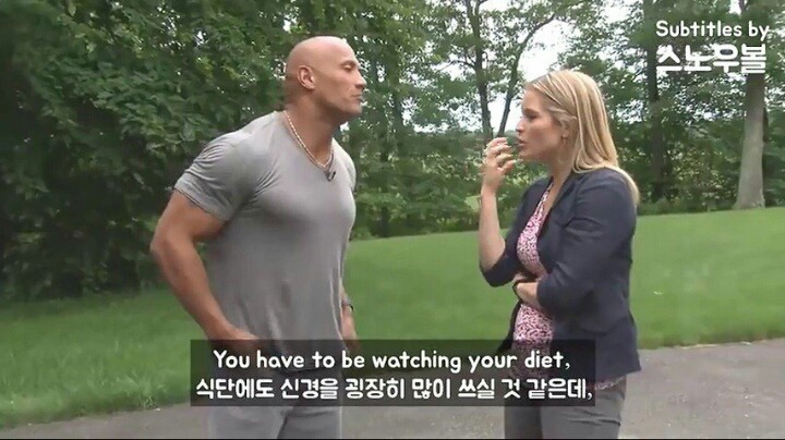 더 락이 말하는 최고의 몸관리 방법 | 인스티즈