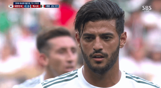 얼굴도 열일하는 멕시코 선수 카를로스 벨라.gif | 인스티즈